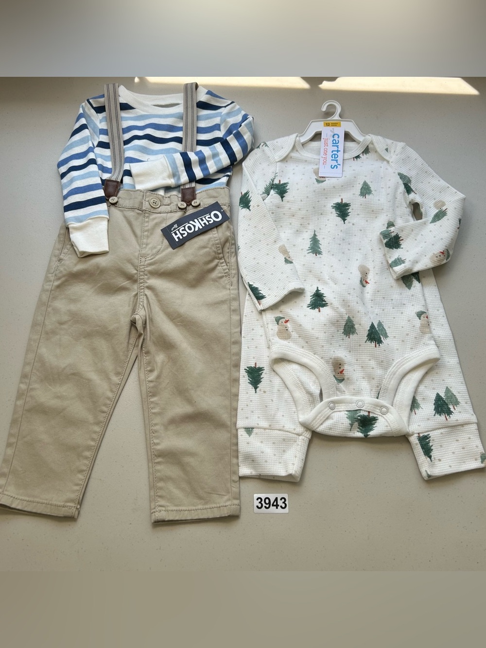 Carter’s Oskosh 12 Months 2 Piece Set Long Sleeves  Pants Pajama